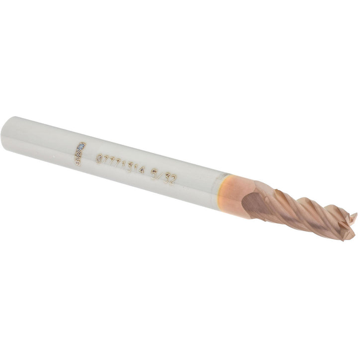 5/32" 4-Flute Solid Carbide Square End Mill, TiCN - Accupro 12182743