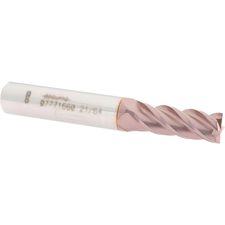 21/64" 4-Flute Solid Carbide Square End Mill, TiCN - Accupro 12182518