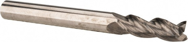 1/4" 3-Flute Solid Carbide Square End Mill - Accupro 314577