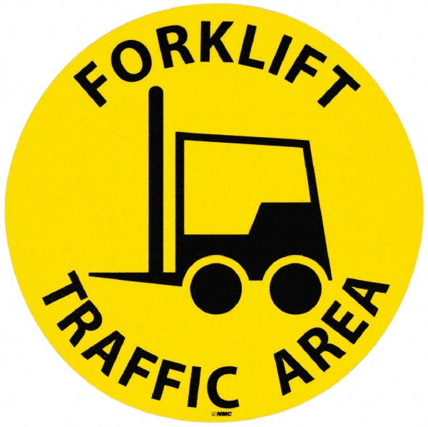 FORKLIFT TRAFFIC AREA Sign - AccuformNMC MSCWFS20
