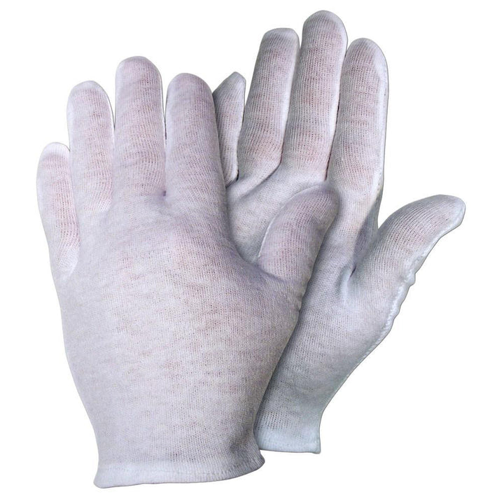 Large White Cotton General Purpose Gloves - MCR Safety 8620C
