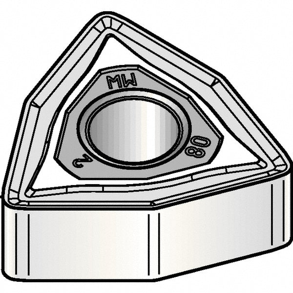 WNMG080408MW Carbide Insert, Grade KCP25B, TiCN - Kennametal 5387612