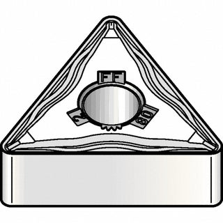 Triangle Carbide Insert, Grade KCU10B, AlTiN - Kennametal 7093266