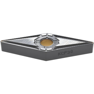 V - Diamond (Rhombic) 35-Deg 1/2" IC Carbide Insert, Grade KCP30, TiN - Kennametal 3753662
