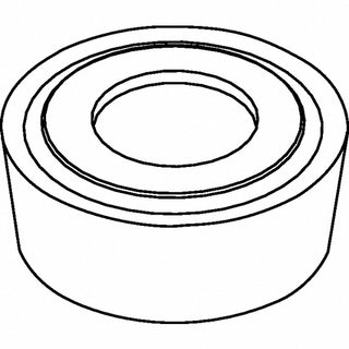 R - Round 0.3937" IC Carbide Insert, Grade KCM25, TiN - Kennametal 3760281