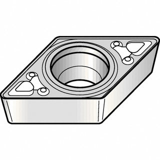 DCMT11T304MF Carbide Insert, Grade KCP25B, TiCN - Kennametal 5694103
