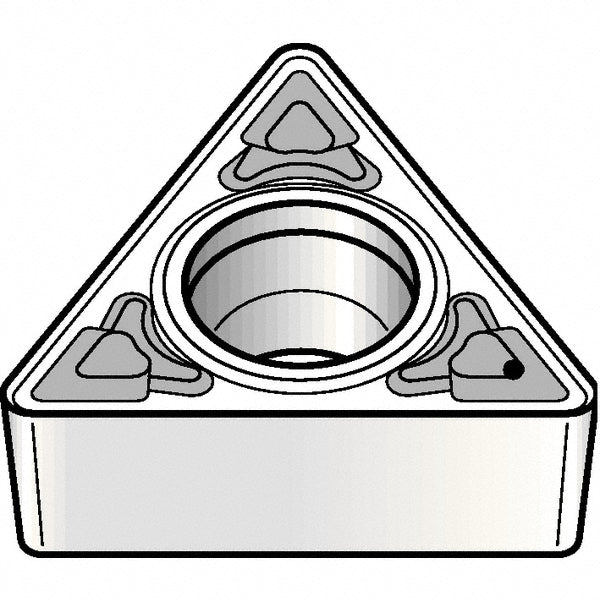T - Triangle 1/4" IC Carbide Insert, Grade KCM25B, TiCN - Kennametal 5591713