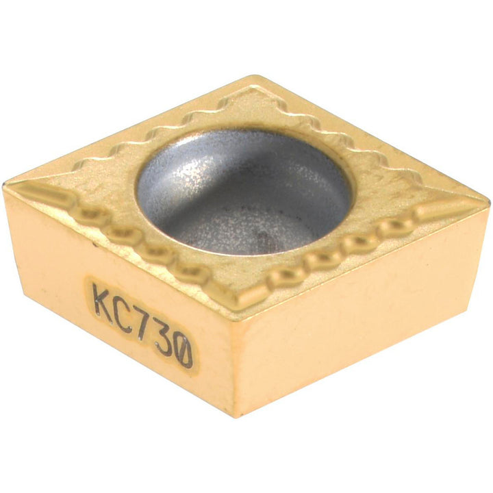 C - Diamond (Rhombic) 80-Deg 3/8" IC Carbide Insert, Grade KC730, TiN - Kennametal 1161831
