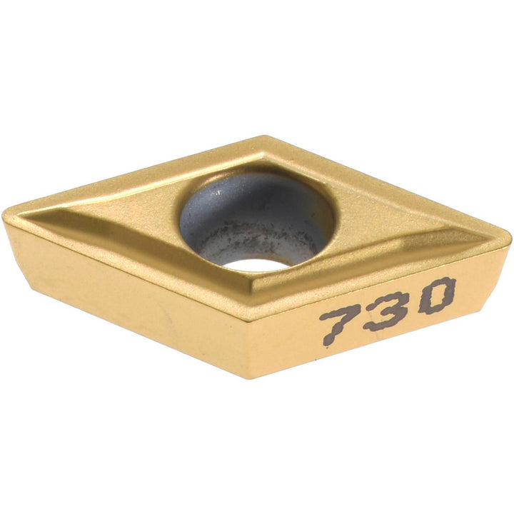 D - Diamond (Rhombic) 55-Deg 1/4" IC Carbide Insert, Grade KC730, TiN - Kennametal 1161943