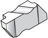Cermet Insert, Grade KT315, TiN - Kennametal 1855476