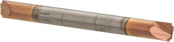 1/8" 2-Flute Solid Carbide Corner Rounding End Mill, TiCN - Accupro 12180301