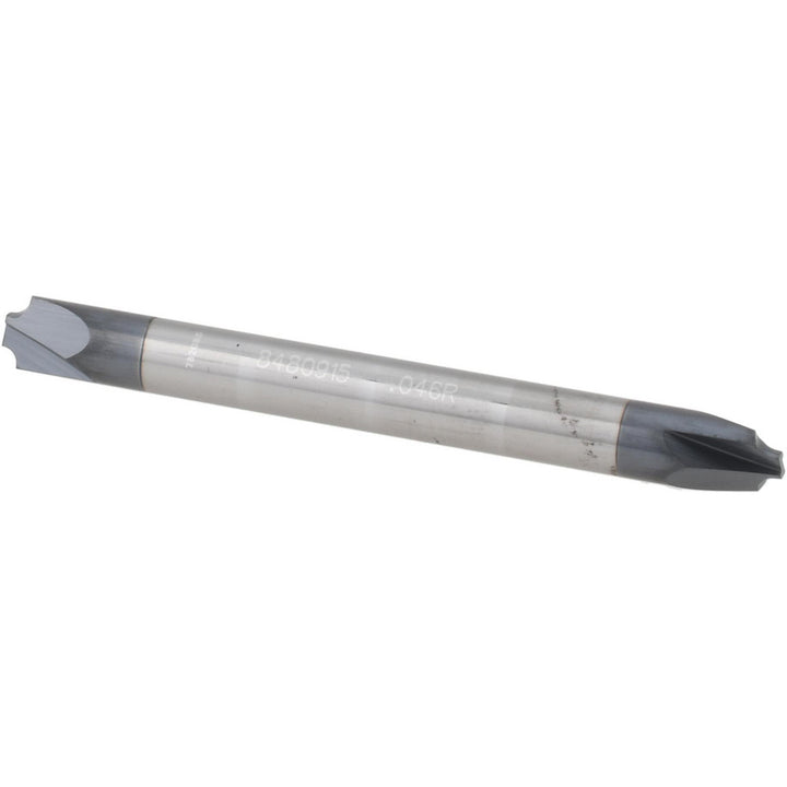 3/16" 2-Flute Solid Carbide Corner Rounding End Mill, AlTiN - Accupro 12180320
