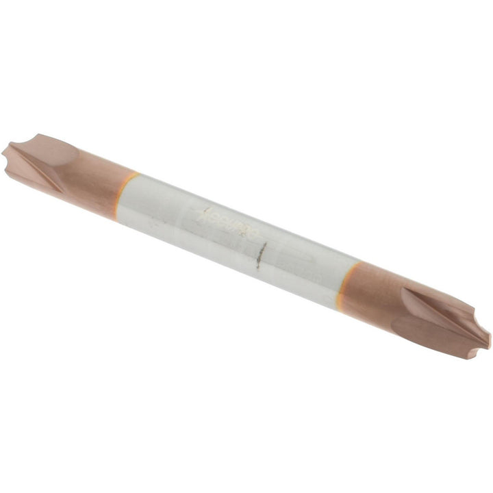 1/4" 2-Flute Solid Carbide Corner Rounding End Mill, TiCN - Accupro 12180331