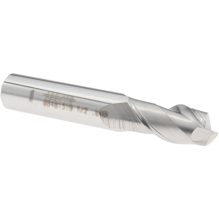 1/2" 2-Flute Solid Carbide Corner Radius End Mill - Accupro 12181462