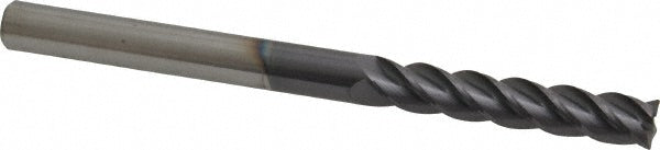 5/16" 4-Flute Solid Carbide Corner Radius End Mill, AlTiN - Accupro 12183270