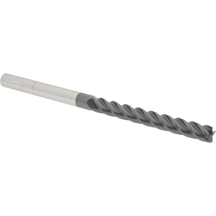 3/8" 4-Flute Solid Carbide Corner Radius End Mill, AlTiN - Accupro 12183763