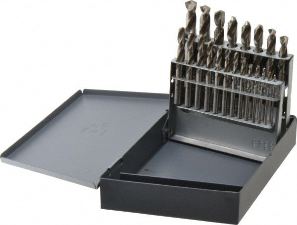 High-Speed Steel Screw Machine Length Drill Bit, 135° point - Cleveland C70369