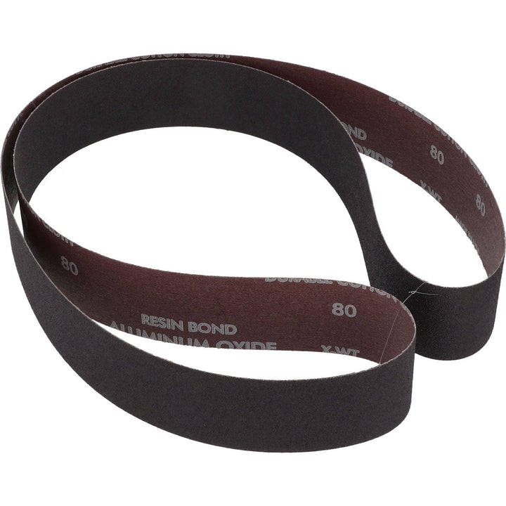 2 x 60" 80-Grit Aluminum Oxide Belt - Norton 78072721285