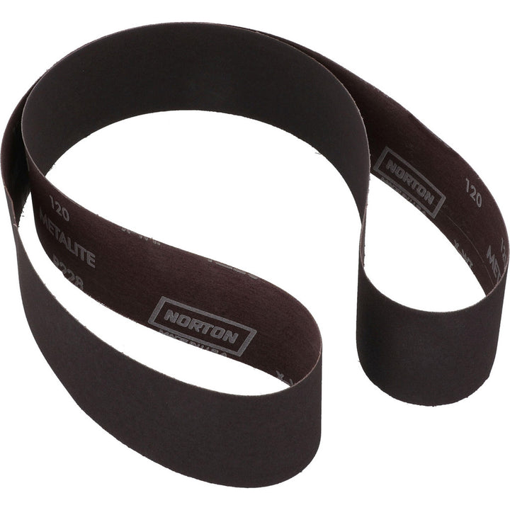 2-1/2 x 60" 120-Grit Aluminum Oxide Belt - Norton 78072721580