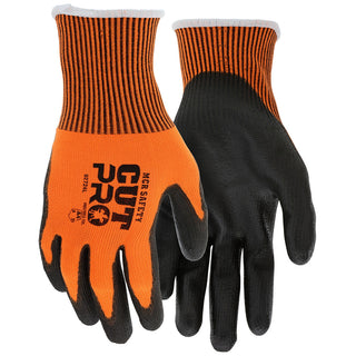 2X-Large Orange HPPE Cut & Abrasion-Resistant Gloves - MCR Safety 92724XXL
