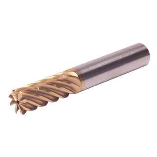 1/2" 8-Flute Solid Carbide Corner Radius End Mill, AlCrN - Kennametal 7102869