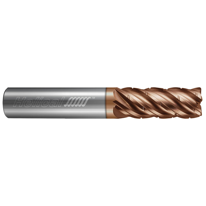 1/8" 5-Flute Solid Carbide Corner Radius End Mill, Tplus - Helical Solutions 88509