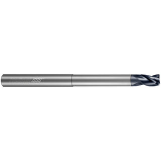 1/4" 3-Flute Solid Carbide Corner Radius End Mill, APLUS - Helical Solutions 10137