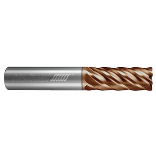 1/8" 6-Flute Solid Carbide Corner Radius End Mill, Tplus - Helical Solutions 88386