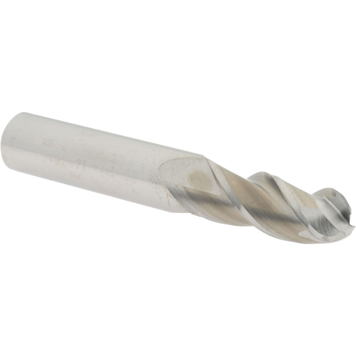13/32" 3-Flute Solid Carbide Ball End Mill - Accupro 12184379