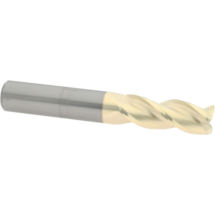 3/8" 3-Flute Solid Carbide Corner Radius End Mill, ZrN - Accupro 314742