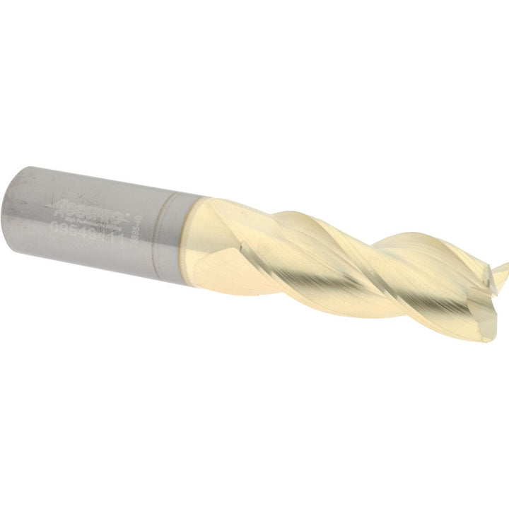 5/8" 3-Flute Solid Carbide Corner Radius End Mill, ZrN - Accupro 314928