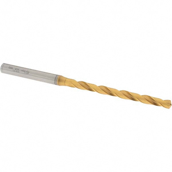 #10 Cobalt Drill Bit, TiN, 130° point - OSG 15193505
