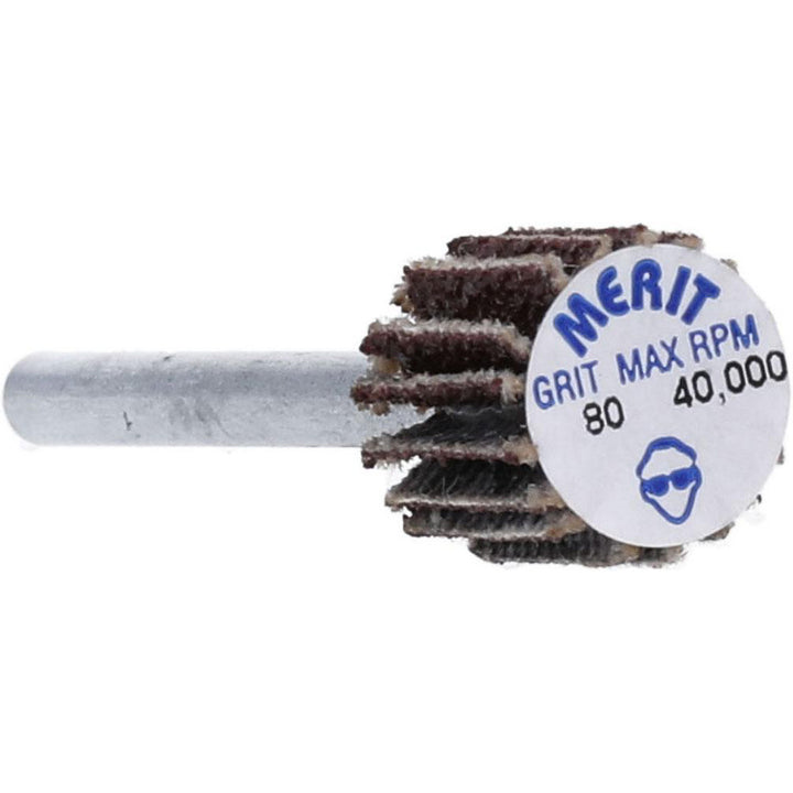 80-Grit Aluminum Oxide Flap Wheel - Merit Abrasives 08834137471