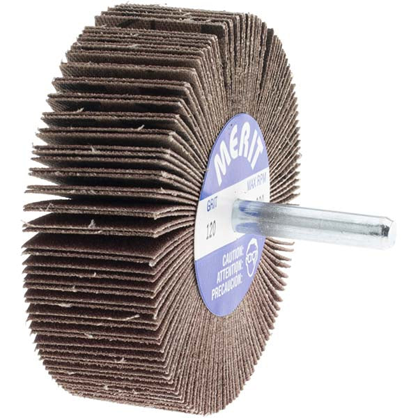 120-Grit Aluminum Oxide Flap Wheel - Merit Abrasives 08834137252