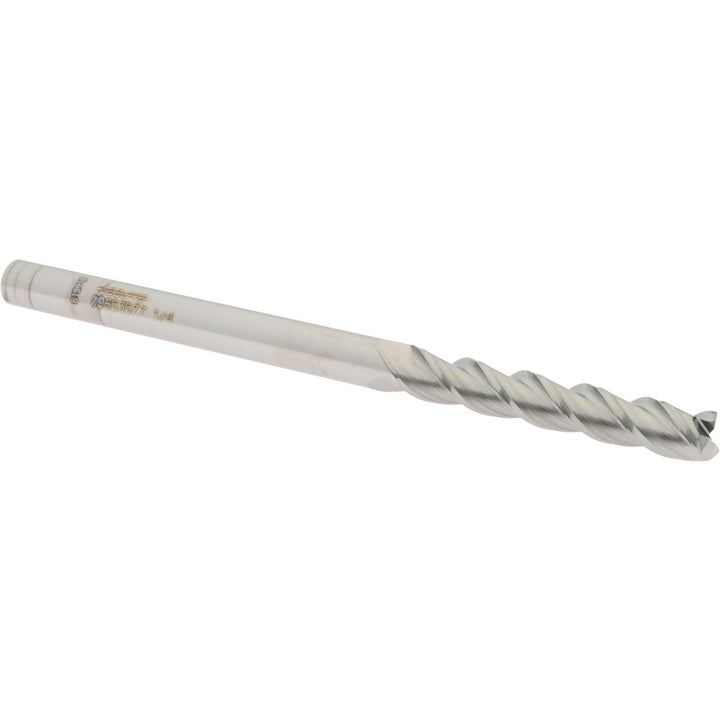 1/4" 3-Flute Solid Carbide Square End Mill - Accupro 12182241