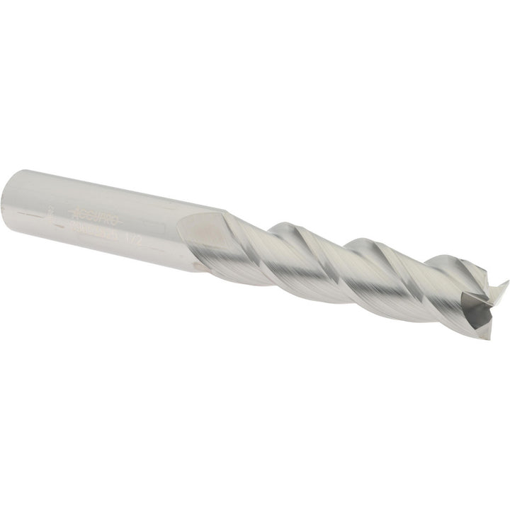 1/2" 3-Flute Solid Carbide Square End Mill - Accupro 12182223