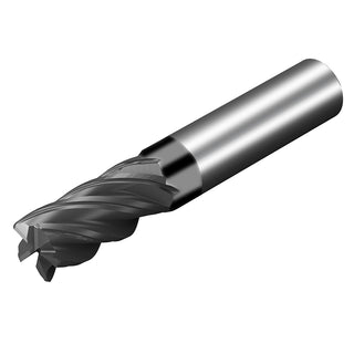 1/4" 5-Flute Solid Carbide Corner Radius End Mill, AlTiN - Sandvik Coromant 8036771