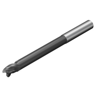 1/4" 3-Flute Solid Carbide Corner Radius End Mill, AlTiN - Sandvik Coromant 8035628