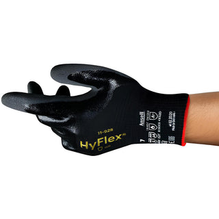 Medium Black; Gray Aramid Cut-Resistant Gloves - Ansell 11928080