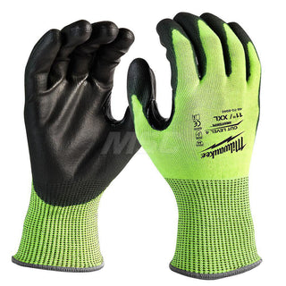 2X-Large Yellow; Black HPPE Blend; Polyester Cut & Puncture-Resistant Gloves - Milwaukee Tool 48-73-8944