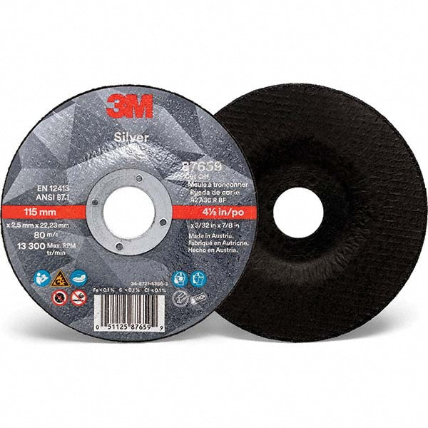 4-1/2 x 3/32" Ceramic Grinding & Cutoff Wheel - 3M 7100141055