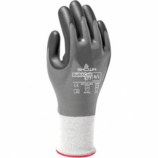 2X-Large Gray; Black Engineered Yarn; HPPE; Polyester Cut-Resistant Gloves - SHOWA 577XXL-10
