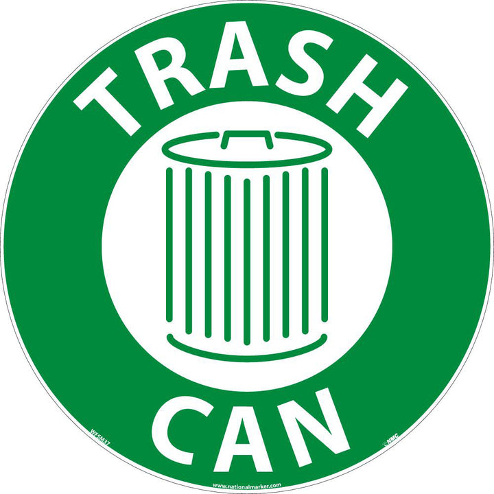 Trash Can Sign - AccuformNMC WFSM37