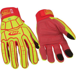 Red; Yellow Gloves - Ansell 167-08