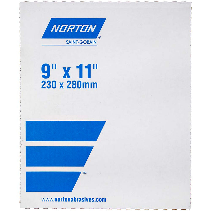 180-Grit Aluminum Oxide Sanding Sheets & Block - Norton 66261180005