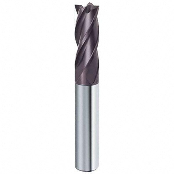 1/2" 4-Flute Solid Carbide Corner Radius & Corner Chamfer End Mill, FIREX - Guhring 9199560127000