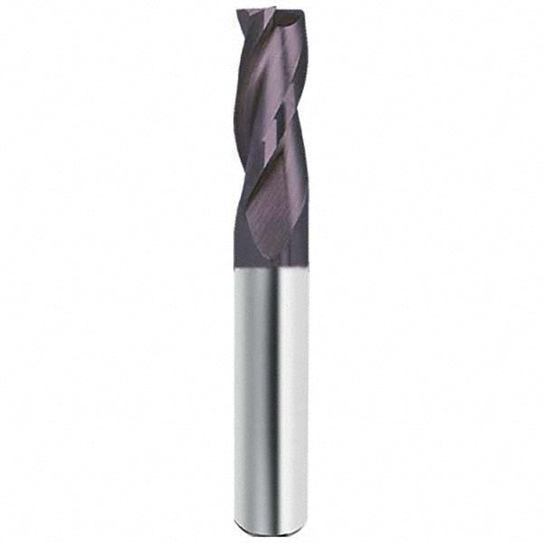 1/8" 3-Flute Solid Carbide Corner Radius & Corner Chamfer End Mill, FIREX - Guhring 9199540031700