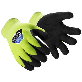 3X-Large Black; High-Visibility Yellow Acrylic; Fiberglass Blend General Purpose Gloves - HexArmor. 2077-XXXL (12)