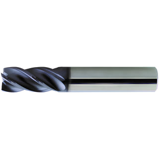 1/4" 4-Flute Solid Carbide Corner Radius End Mill, PowerLayer - ProMax US007040