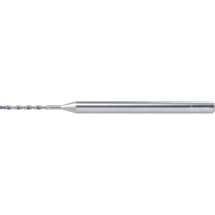 0.0610" Solid Carbide Drill Bit, AlCrN, 140° point - Walter-Titex 7577886